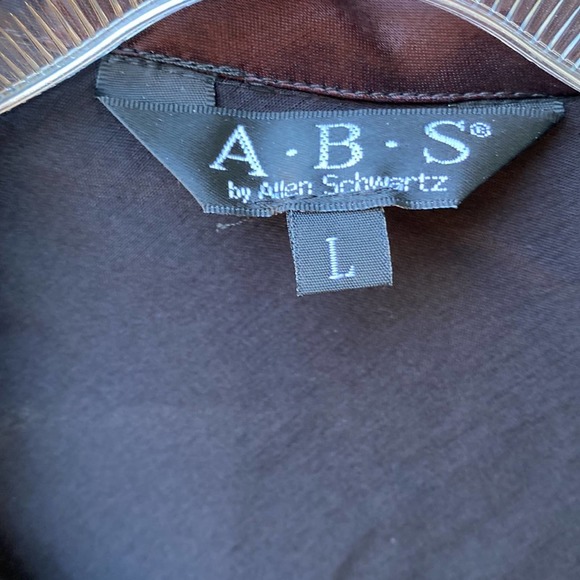 A•B•S by Allen Schwartz Shimmer Shirt size Large - Picture 3 of 9